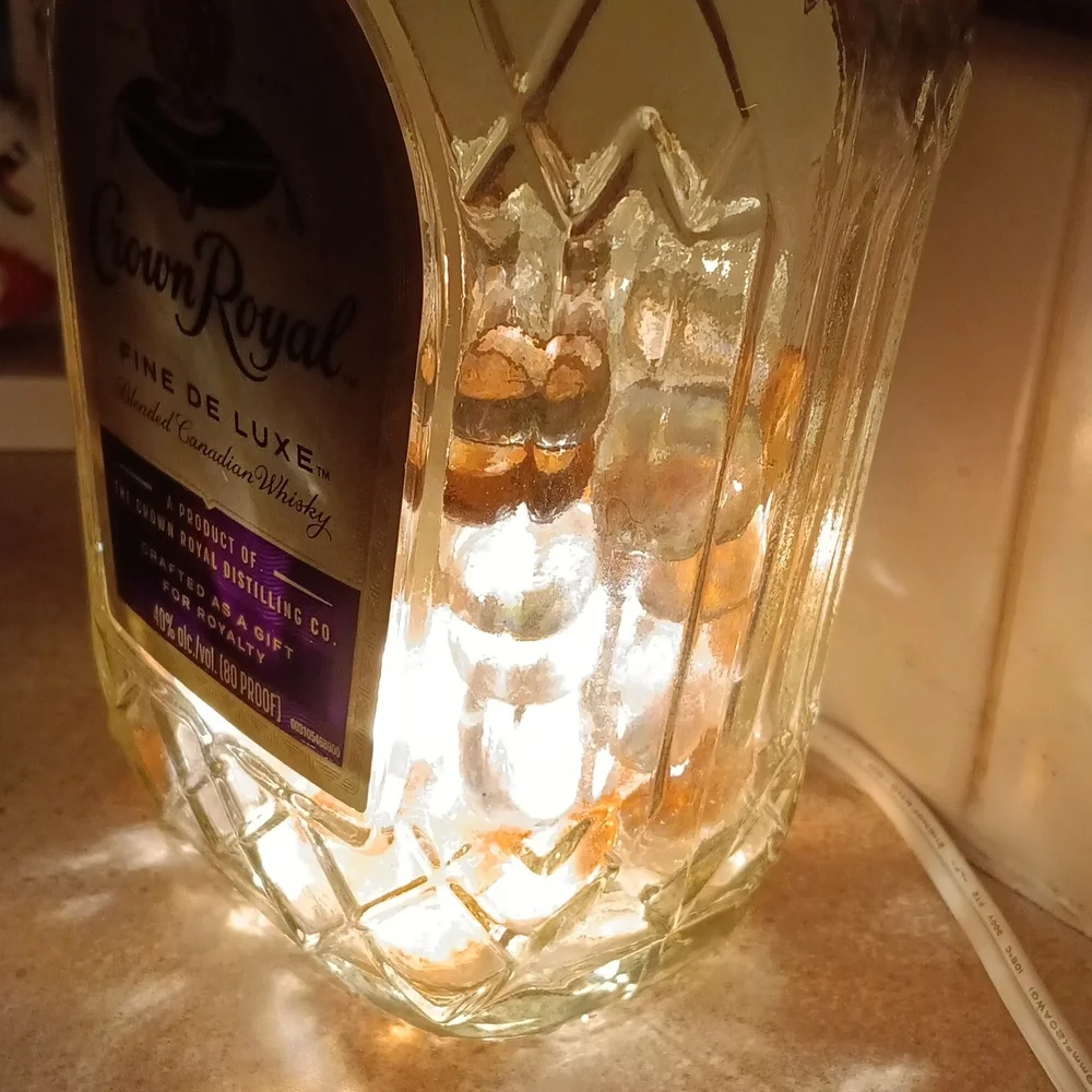Crown Royal Lighted Lamp Bottle